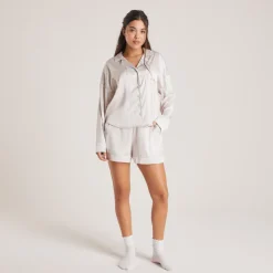 Lounge Underwear Pyjamas Sets | Pyjama-Hosen | Satin Schleife Pyjama-Shorts -