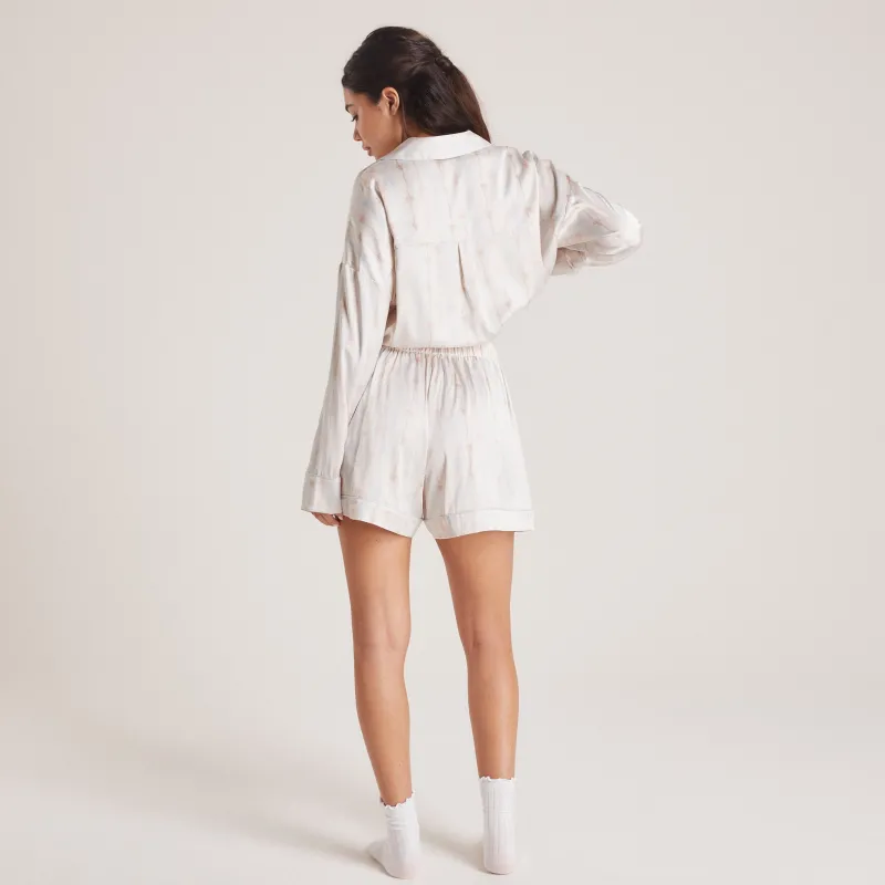Lounge Underwear Pyjamas Sets | Pyjama-Hosen | Satin Schleife Pyjama-Shorts -