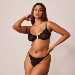 Lounge Underwear Höschen | G-Strings | Seduce Front Fastening Balcony BH -