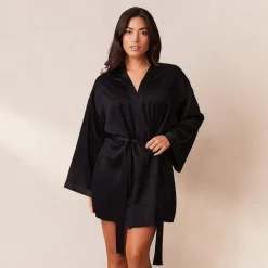 Lounge Underwear Pyjamas Sets | Morgenmäntel | Signature Satin-Morgenmantel -