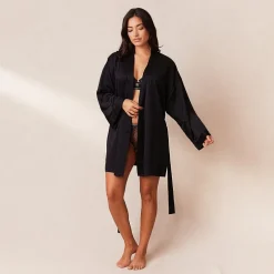 Lounge Underwear Pyjamas Sets | Morgenmäntel | Signature Satin-Morgenmantel -