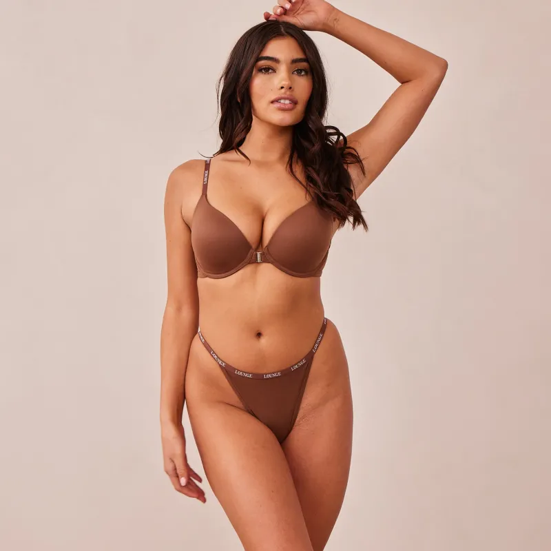 Lounge Underwear Tragerlose | Slips | Smooth Front Fastening T-shirt BH -