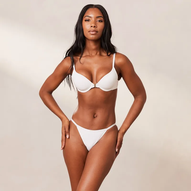 Lounge Underwear Tragerlose | Slips | Smooth Front Fastening T-shirt BH -