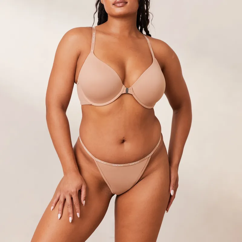 Lounge Underwear Tragerlose | Slips | Smooth Front Fastening T-shirt BH -