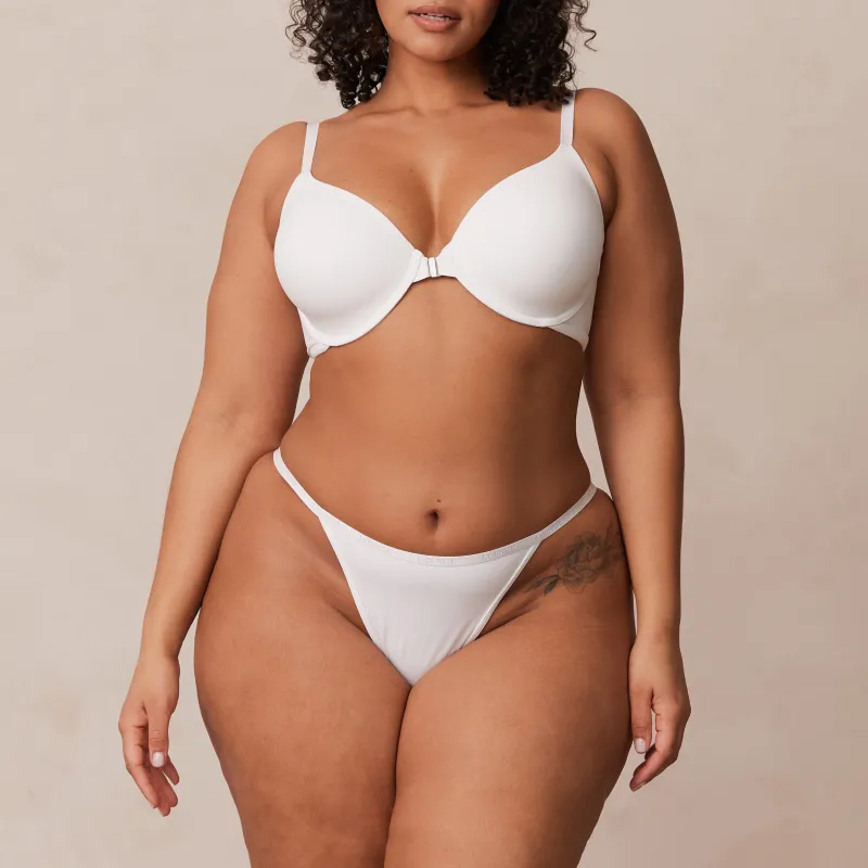 Lounge Underwear Tragerlose | Slips | Smooth Front Fastening T-shirt BH -