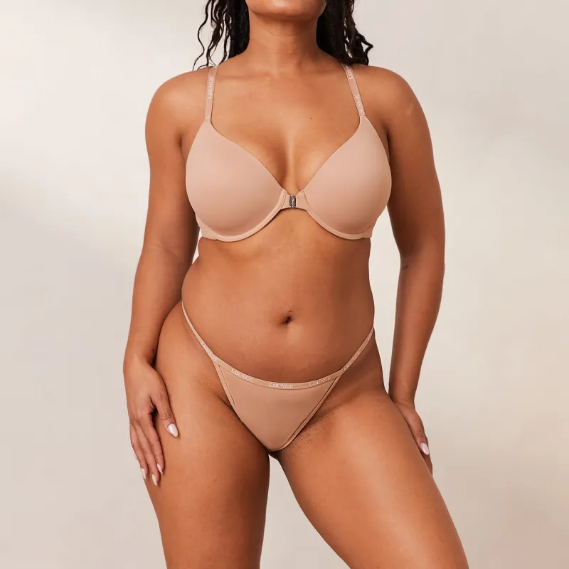 Lounge Underwear Tragerlose | Slips | Smooth Front Fastening T-shirt BH -