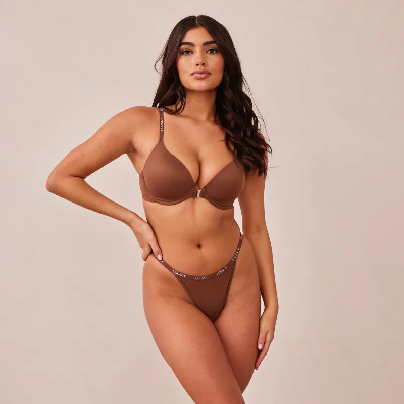 Lounge Underwear Tragerlose | Slips | Smooth Front Fastening T-shirt BH -