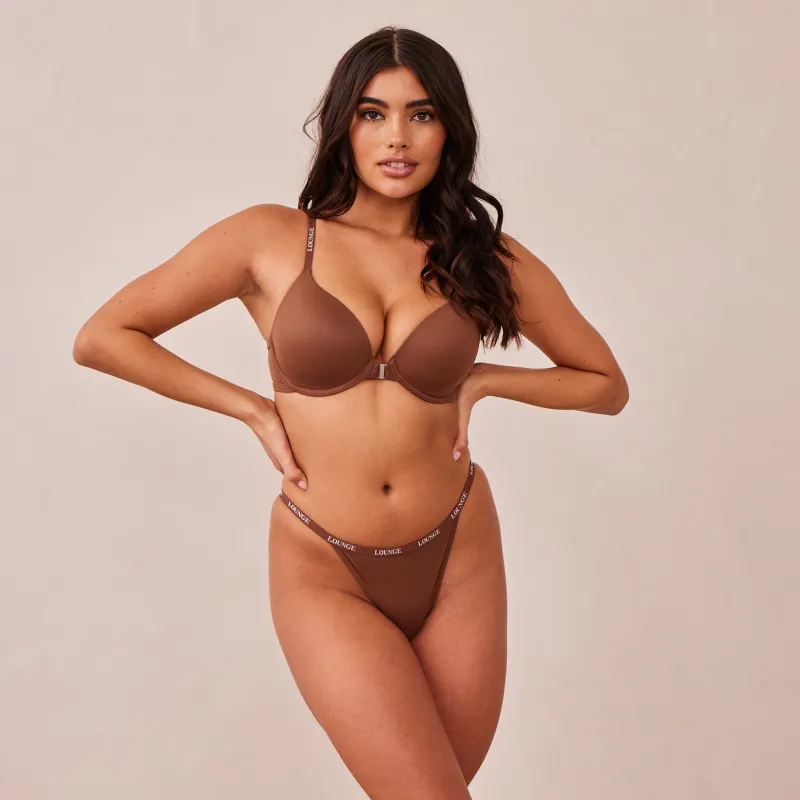 Lounge Underwear Tragerlose | Slips | Smooth Front Fastening T-shirt BH -