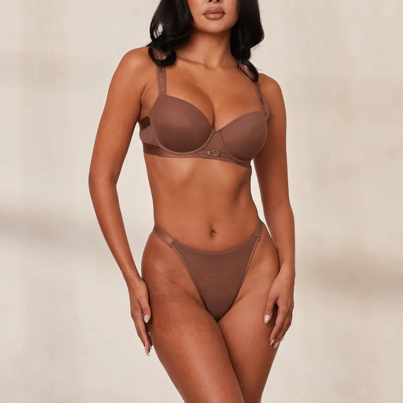 Lounge Underwear Gepolsterte | T-Shirt Bhs | Smooth Mesh T-shirt BH -