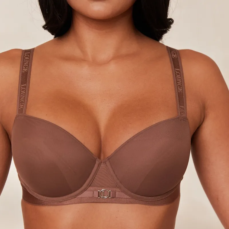 Lounge Underwear Gepolsterte | T-Shirt Bhs | Smooth Mesh T-shirt BH -