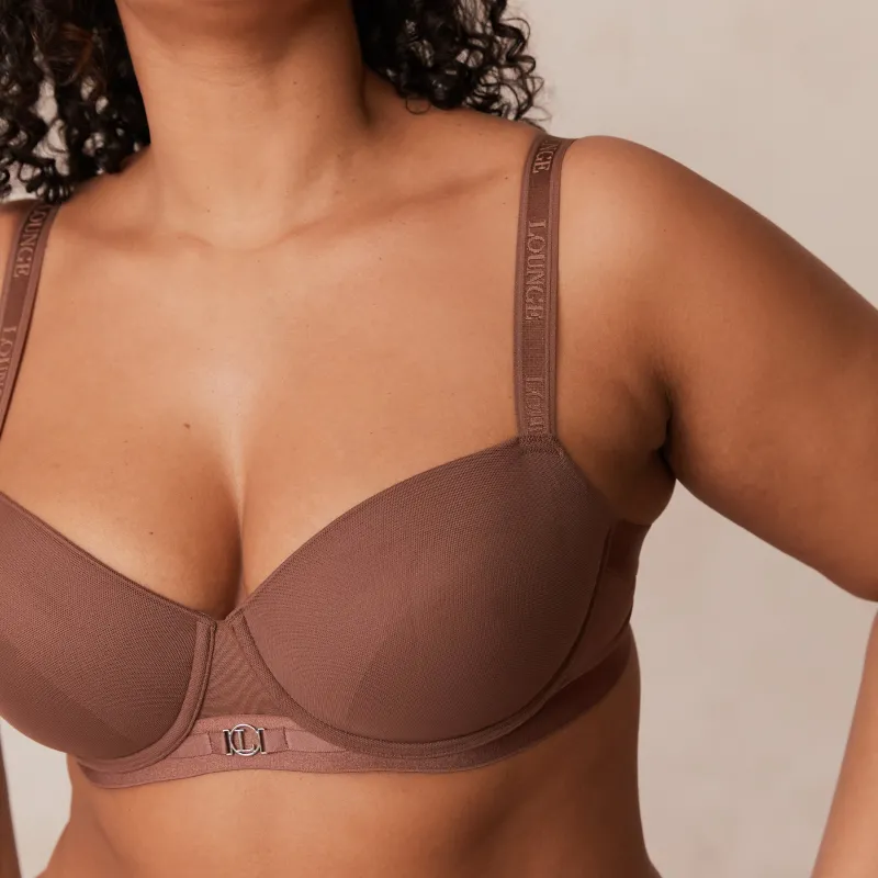 Lounge Underwear Gepolsterte | T-Shirt Bhs | Smooth Mesh T-shirt BH -