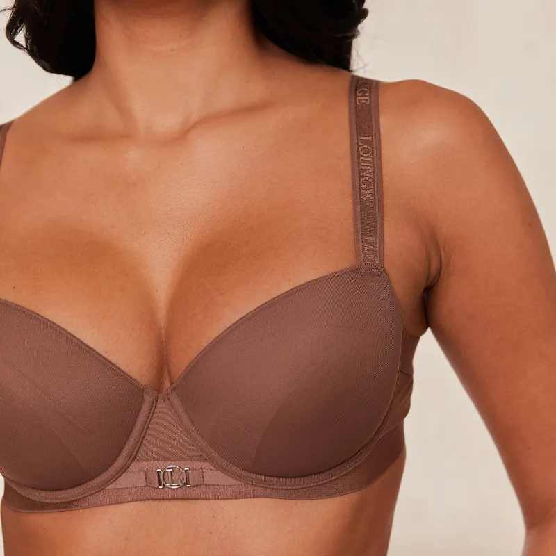 Lounge Underwear Gepolsterte | T-Shirt Bhs | Smooth Mesh T-shirt BH -