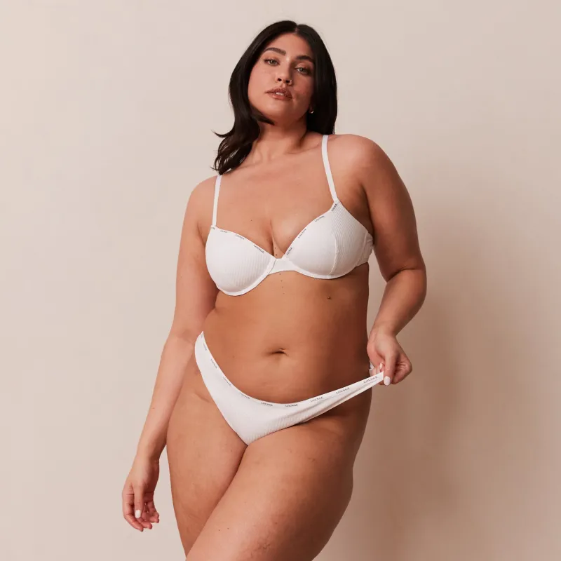 Lounge Underwear Slips | So Soft Ribbed T-Shirt BH -