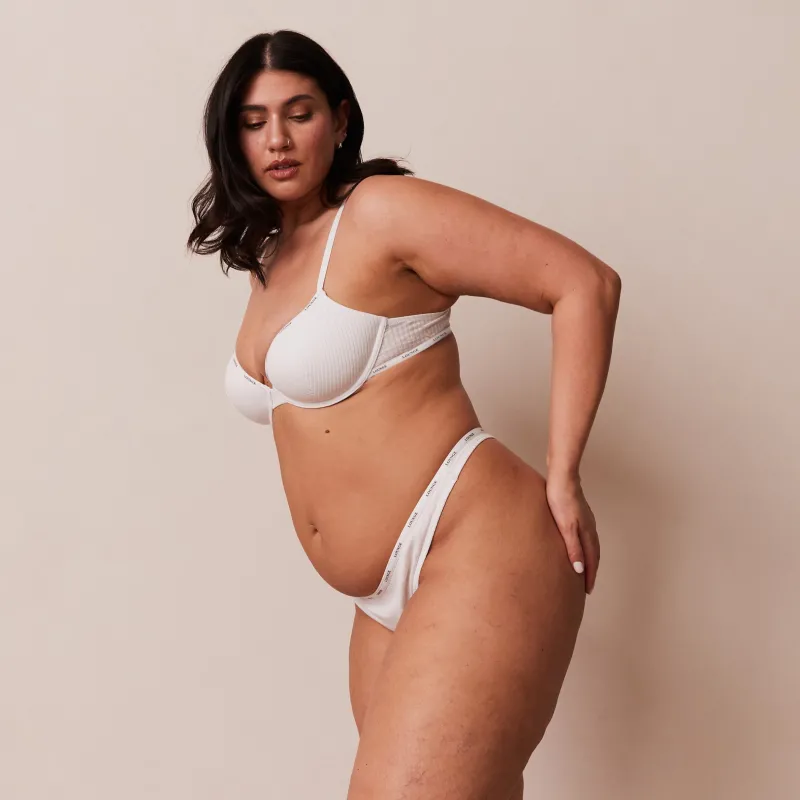 Lounge Underwear Slips | So Soft Ribbed T-Shirt BH -