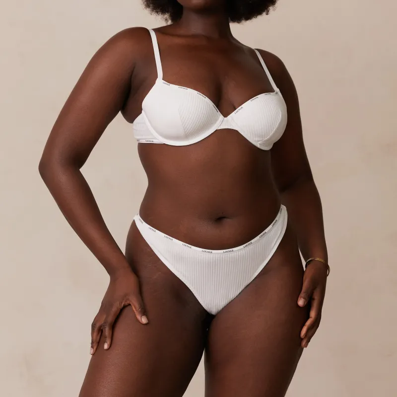 Lounge Underwear Slips | So Soft Ribbed T-Shirt BH -