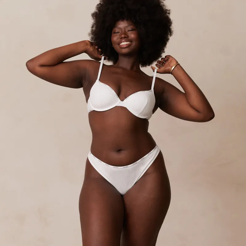 Lounge Underwear Slips | So Soft Ribbed T-Shirt BH -