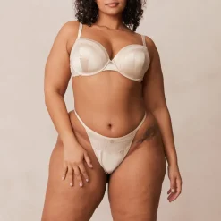Lounge Underwear Höschen | Slips | Soft Satin T-shirt BH -