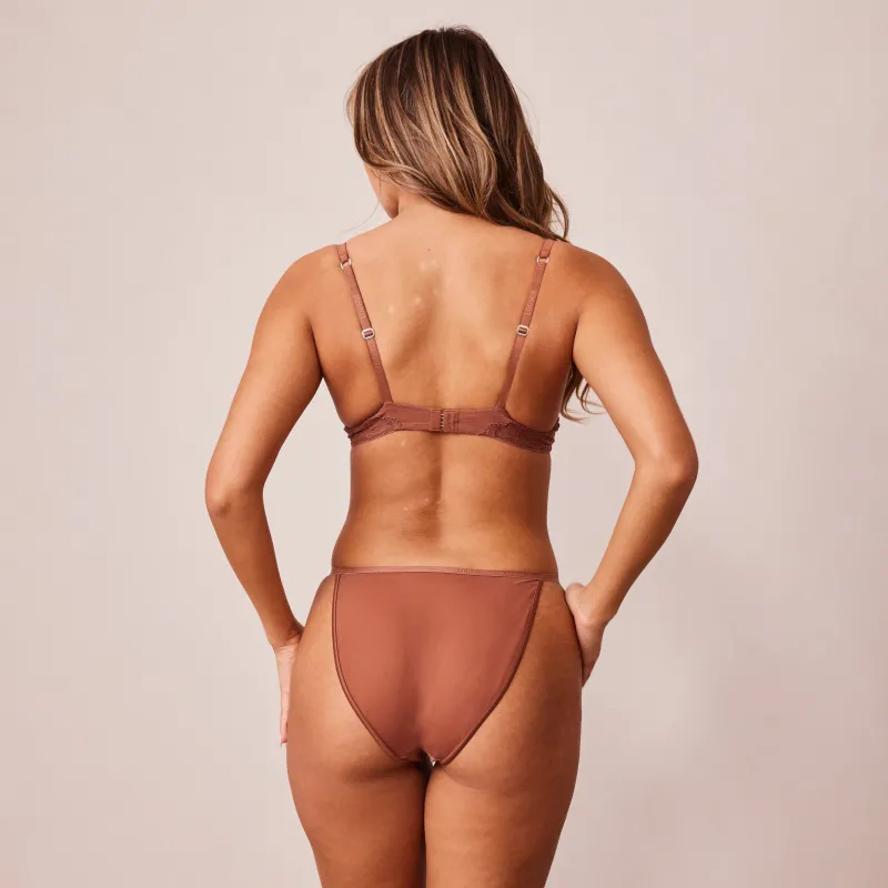 Lounge Underwear Höschen | Slips | Soft Satin T-shirt BH -