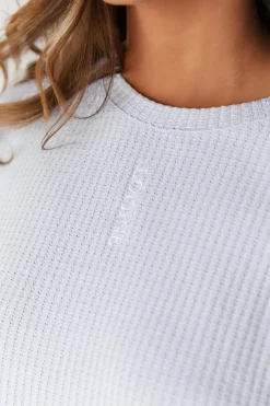 Lounge Underwear Pyjama-Oberteile | Soft Waffle Schlafanzug Oberteil -