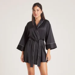 Lounge Underwear Pyjamas Sets | Morgenmäntel | Sparkle Satin Morgenmantel -