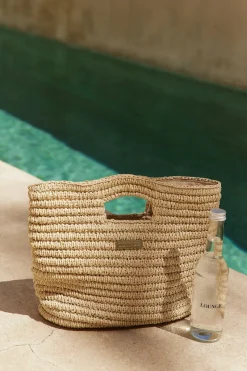 Lounge Underwear Bademodeaccessoires | Stroh-Strandtasche -