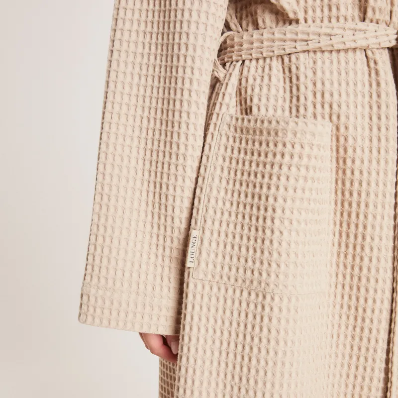Lounge Underwear Morgenmäntel | Waffle Morgenmantel -