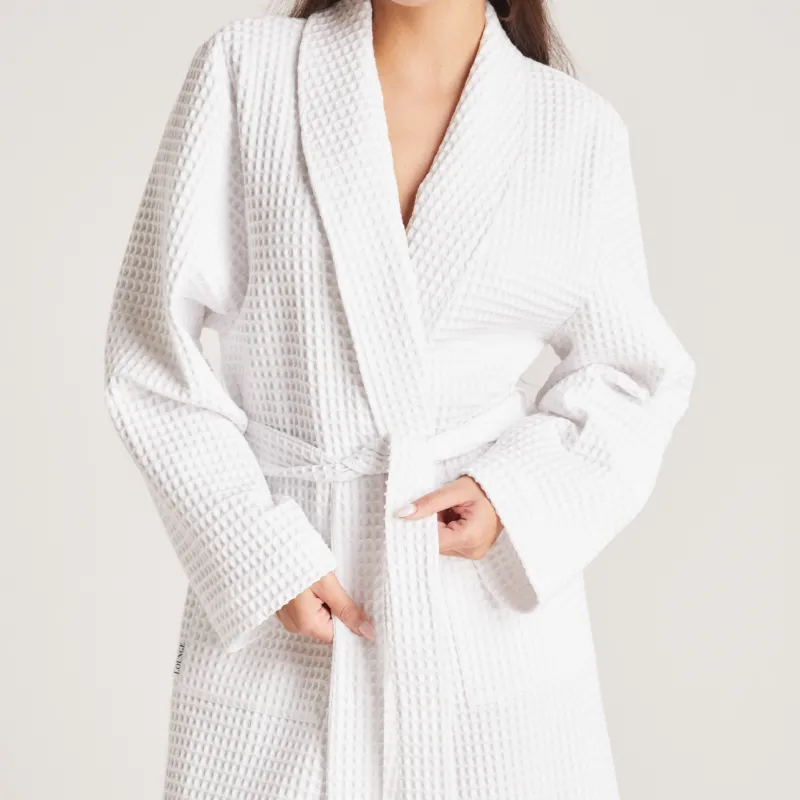 Lounge Underwear Morgenmäntel | Waffle Morgenmantel -
