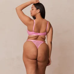 Lounge Underwear Strings | Balcony | Zweifarbiges Blossom Balcony BH -