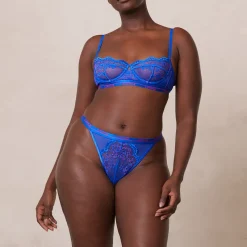 Lounge Underwear Balcony | Mit Bügel | Zweifarbiges Blossom Balcony BH -